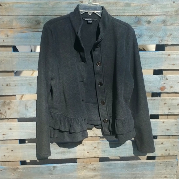 Fleece Ruffled Jacket - Picture 1 of 7